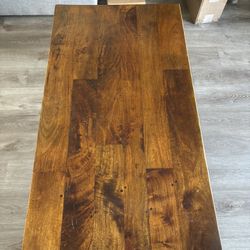 Crate & Barrel Wooden Coffee Table 