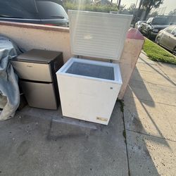 Deep. Freezers. And one mini Fridge