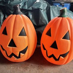 Halloween Pumpkin Blow Molds 