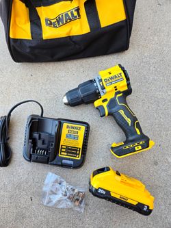 DeWALT 20V ATOMIC Hammer Drill KIT with 3.0 Battery and Charger