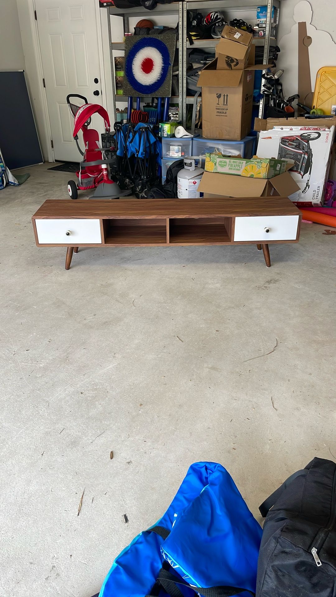 Mid Century Media Stand