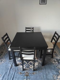 Dining  Set  For 4 With Table Chairs