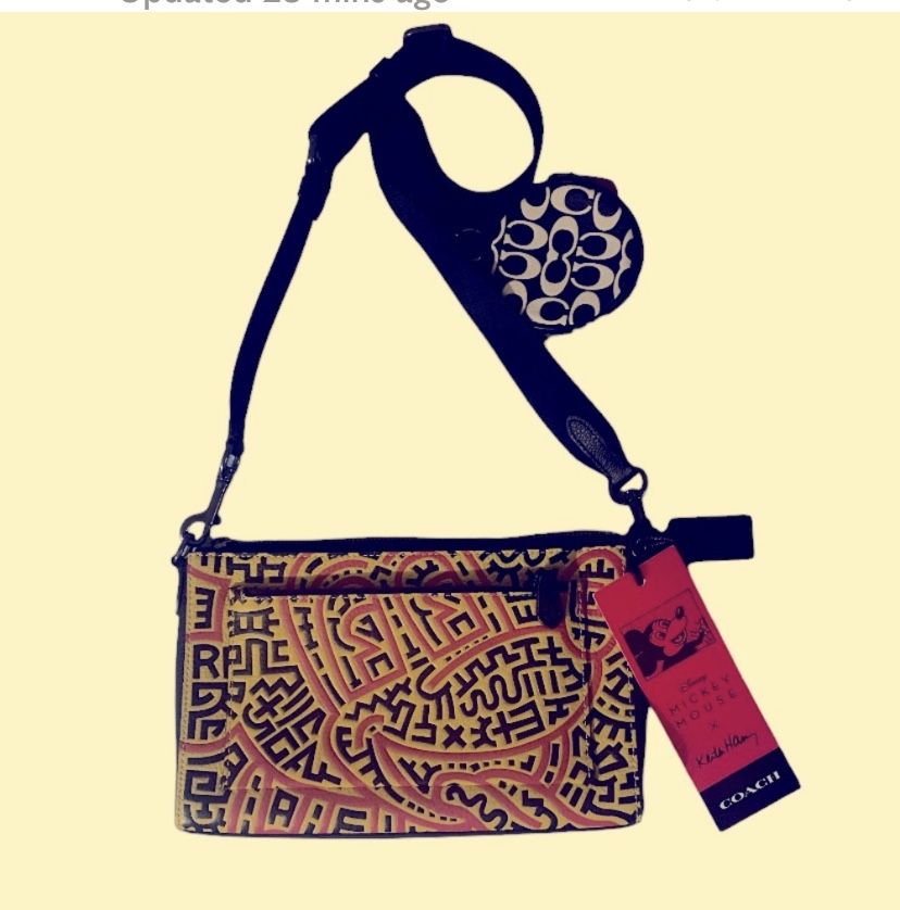 New Disney Mickey Mouse X Keith Haring Holden Crossbody