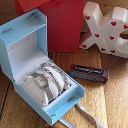 NWT_Jessica Carlyle Watch Gift Set & MAC Lipstick. EXCELLENT VALENTINE GIFT! 