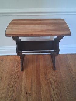 Solid Wood// (Chair) Side Table .   $15