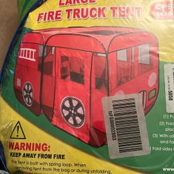 Woohoo Toys LARGE FIRE TRUCK TENT