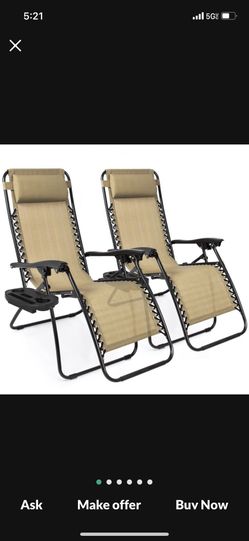reclining patio chairs set of 2