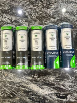 Five unused/new everydrop #4 filters