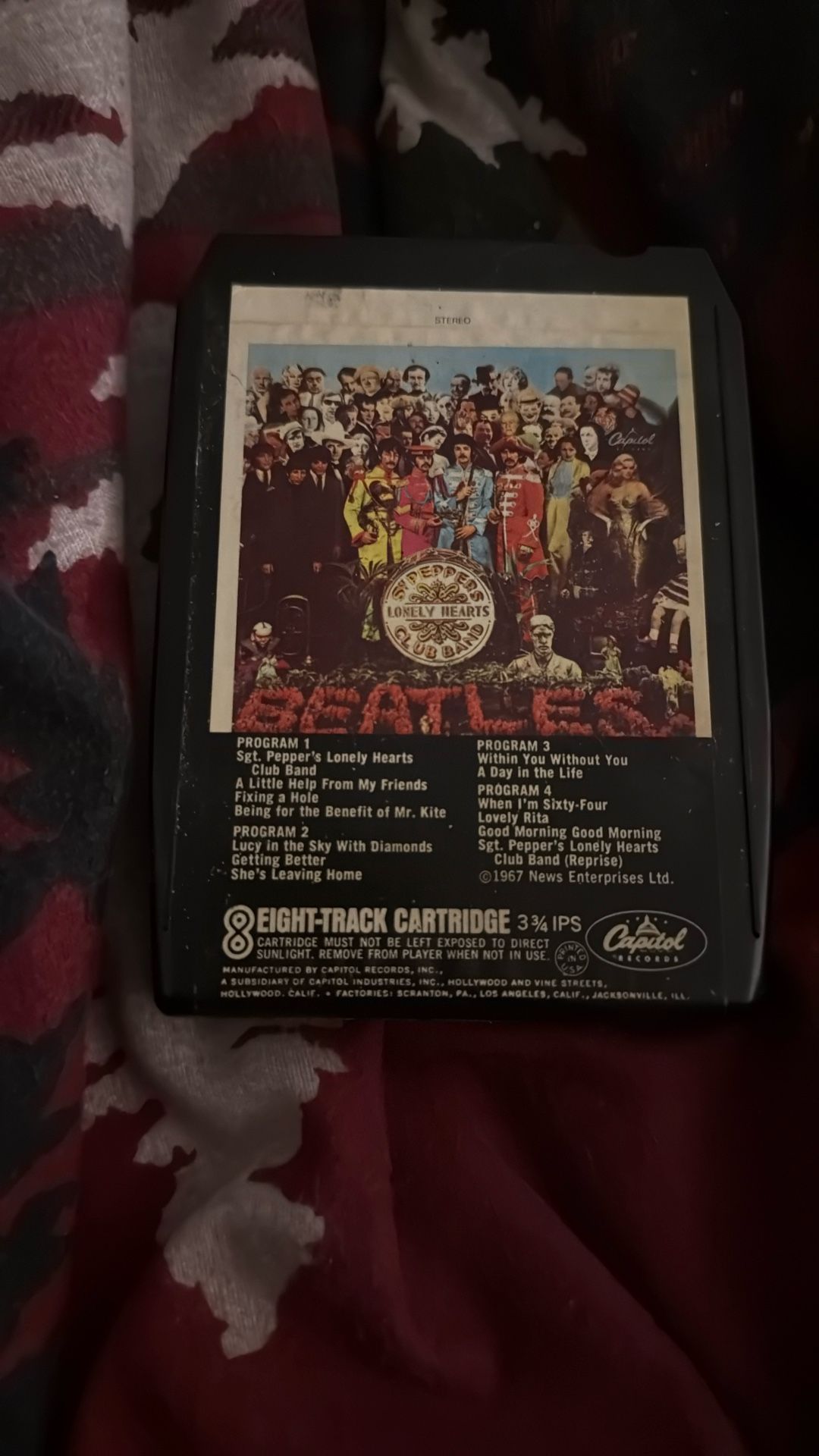 Beatles 8 Track Sgt. Pepper