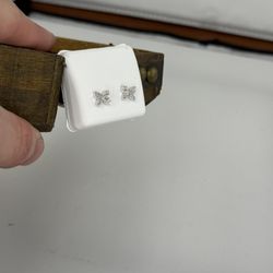 Diamond earrings butterfly