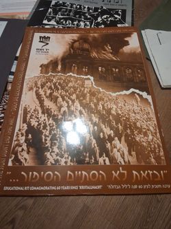Yad Vashem Holocaust Educational Poster Kit - 60 Years Since Kristallnacht (Complete Set 1-18)
