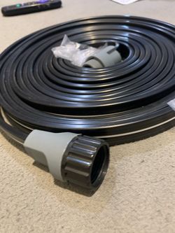 1 Flat 25 ft Garden Soaker Hose with Fittings