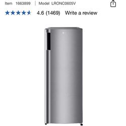 Brand New Small Refrigerator 6.0 Cu Ft LG