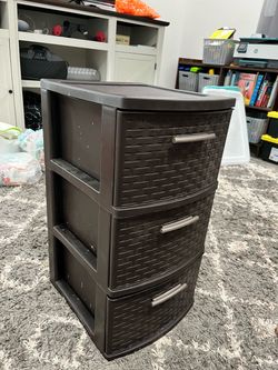 Plastic storage organizer