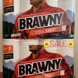 (TWO PACKAGES) BRAWNY PAPER TOWELS 