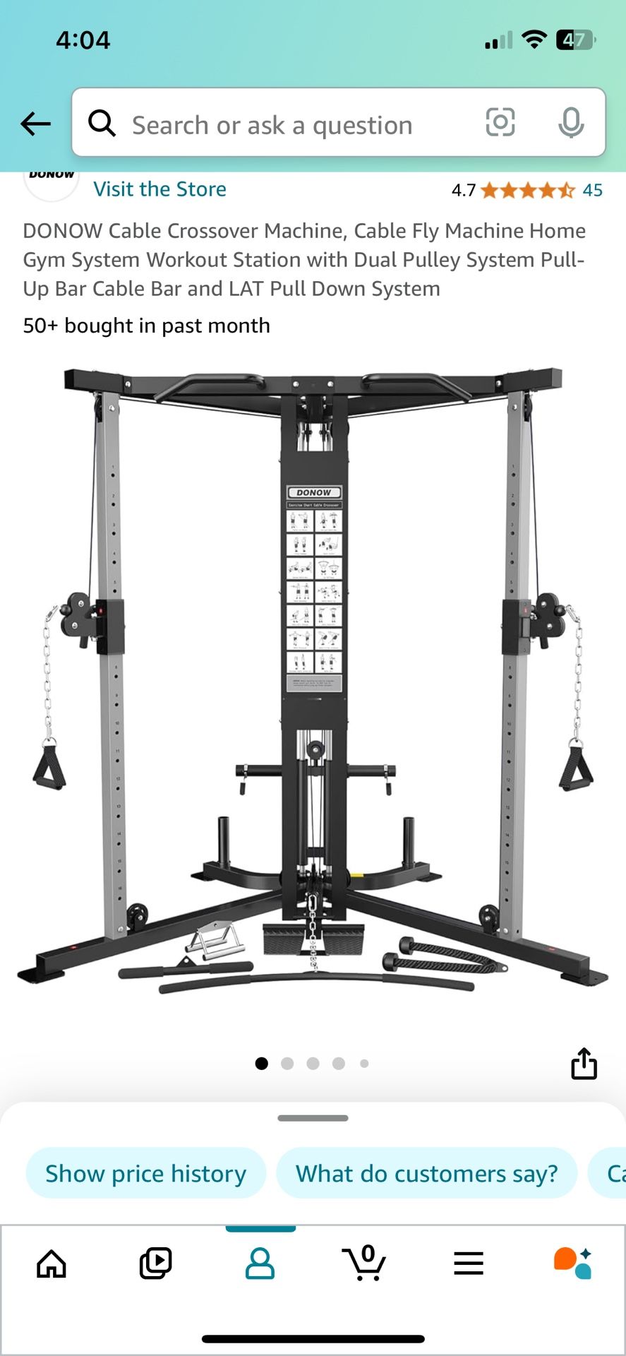 Home Gym DONOW Cable Crossover Machine