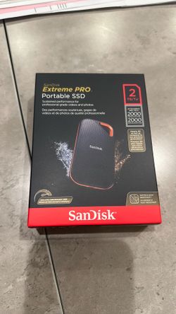 SanDisk- Extreme Pro Portable 2TB External