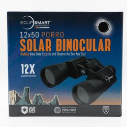 Celestron EclipSmart 12x50 Solar Eclipse Binoculars + 4 Eclipse Glasses