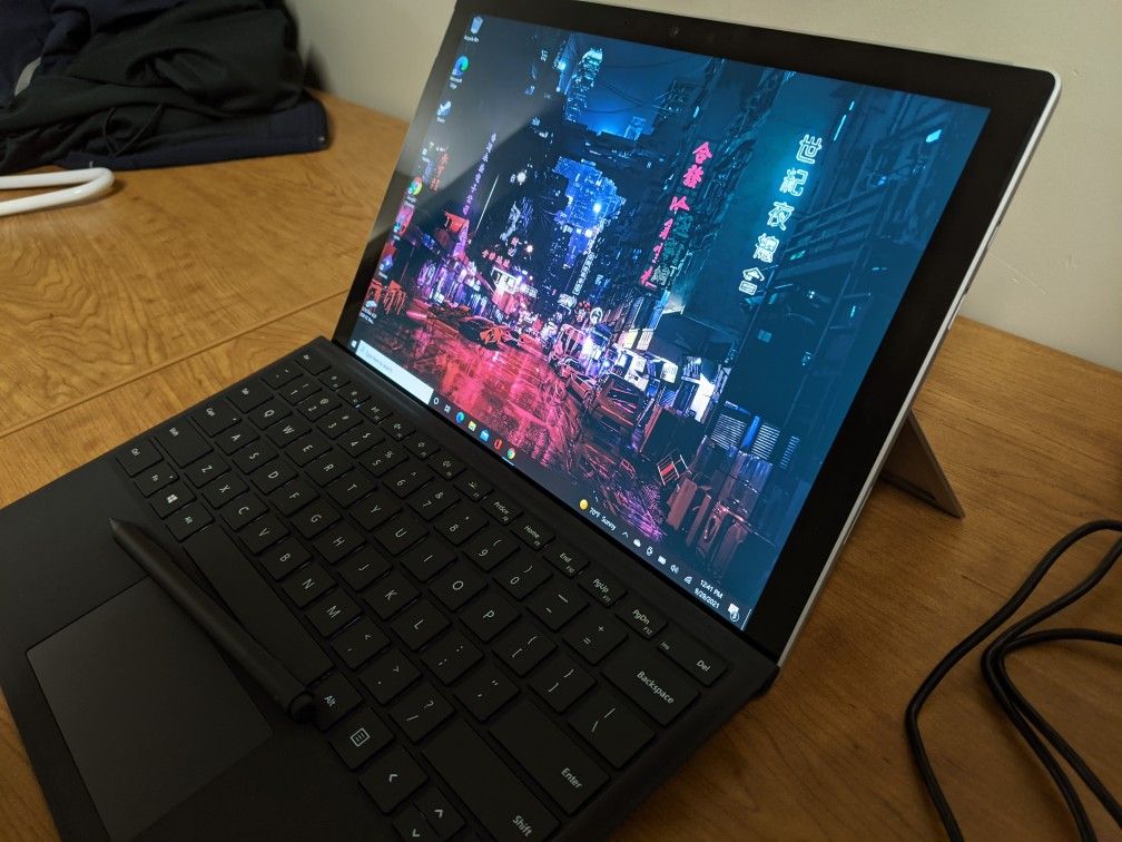 Surface Pro 7 With Surface Pen And Keyboard Case