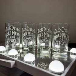 Jack Daniels GOLDMEDAL OLD “NO.7” Set of 4 