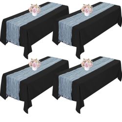 Cheesecloth Table Runner (10pcs-dusty Blue)