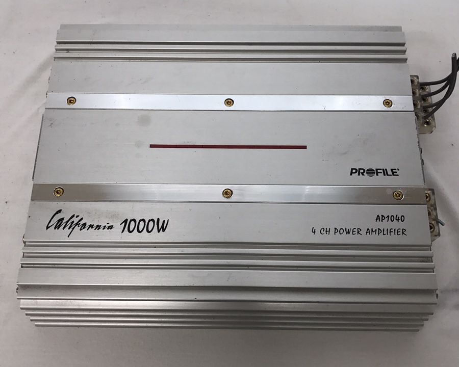 Profile AP1040 4 CH power amplifier. California 1000 watt