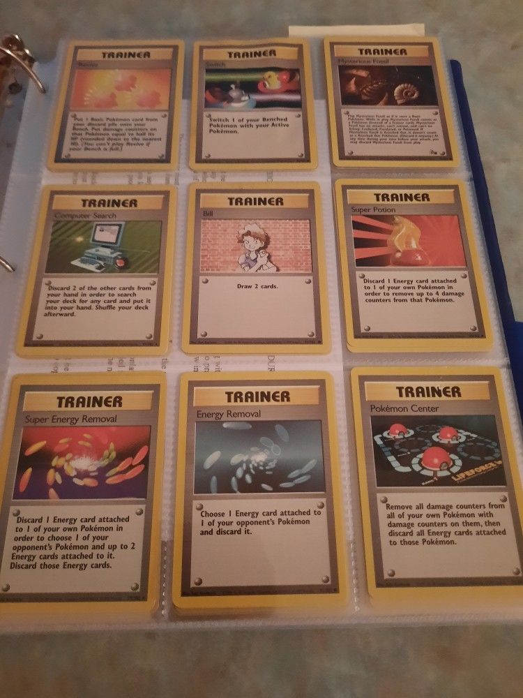 Set Of Nine POKEMON CARDS