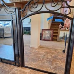 $25 Each Garage Sale Mirror Table Lamp Rolling Desk In Need Of A Brace