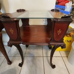 Antique Wooden End Tables