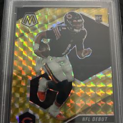 Reactive Yellow PSA 10 Justin Fields Rookie Card