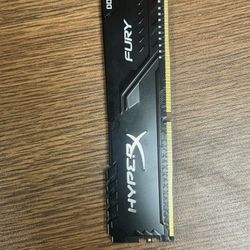 HyperX FURY 8GB DDR4 2666MHz Desktop RAM – HX426C16FB3/8