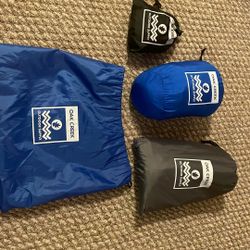 Oak Creek Lost Valley Camping Hammock. Bundle Includes Mosquito Net, Rain Fly, Tree Straps, Compression Sack. Weighs Four Pounds, Perfect for Camping.