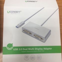 Dual VGA to USB 3.0 cable, brand new. 