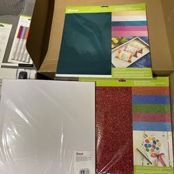 Cricut Cardstock & Glitter Paper Bundle – Multiple Packs (New)