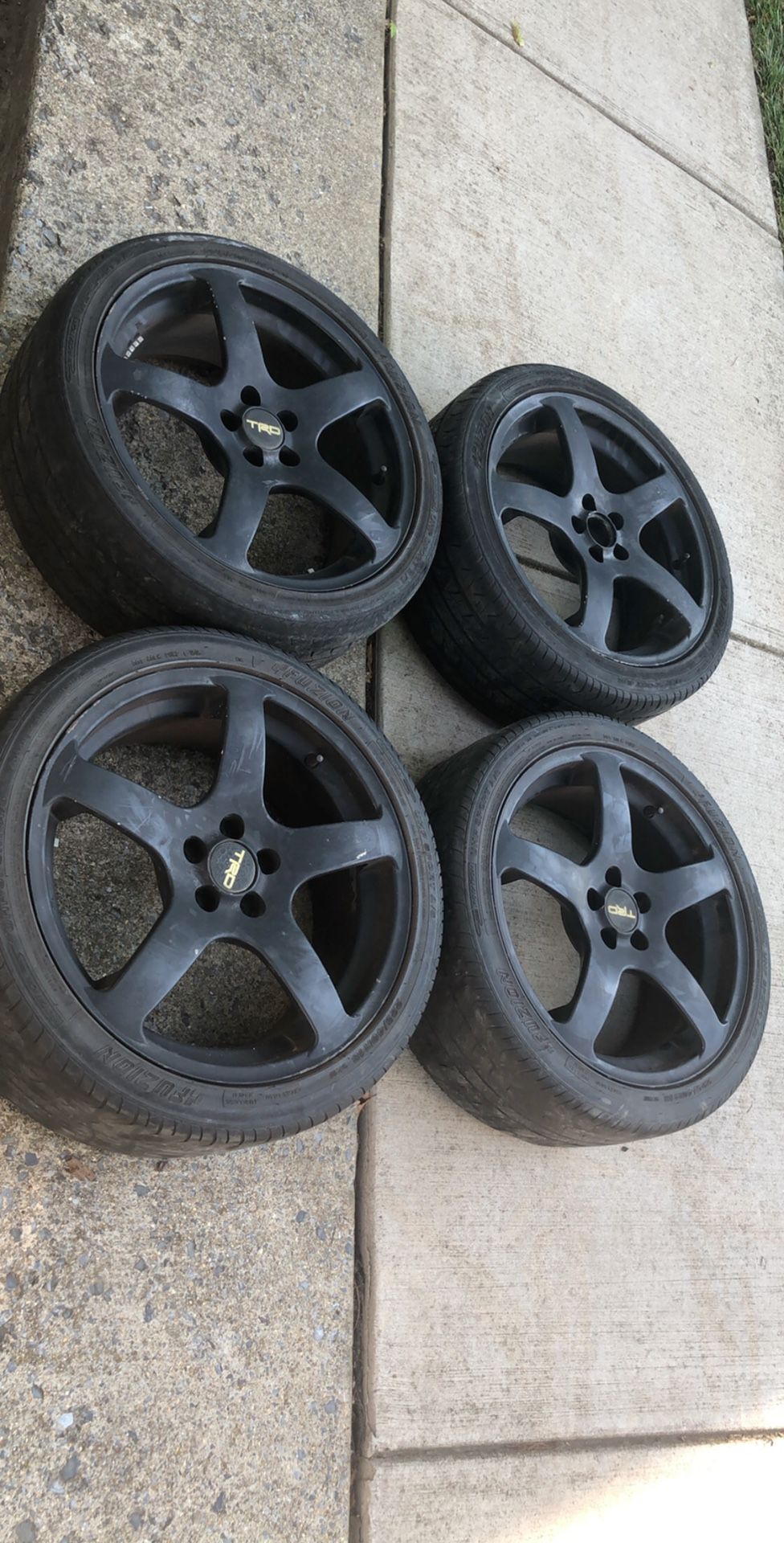 Toyota Trd Edition Matte Black 18” Inch Rims Wheels