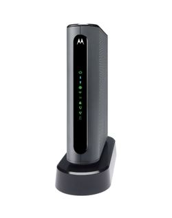 Motorola - MT7711 24x8 DOCSIS 3.0 Modem + AC1900 Router for Xfinity Internet & Voice - Black