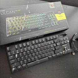Roccat Vulcan TKL Gaming Keyboard (Red Linear Switch) 