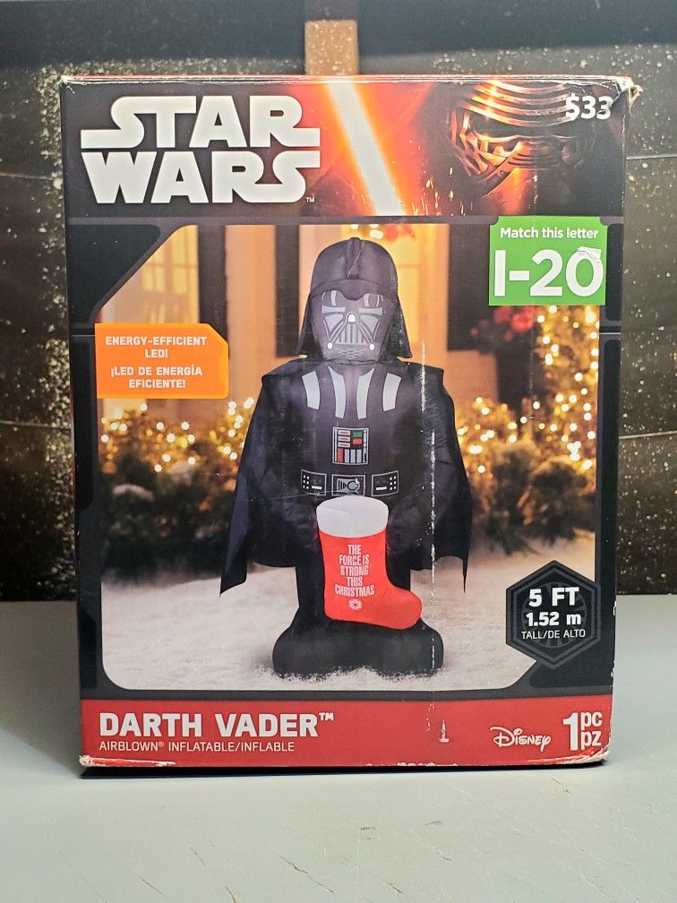 Gemmy / Disney / Star Wars Inflatable Darth Vader Decoration