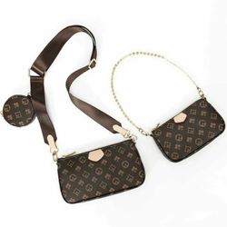 Fashion 3in1 handbags designer shoulder luxury leather messenger crossbody bags