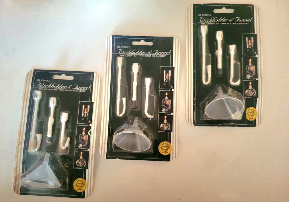 Oil Candle Wickholder, Funnel