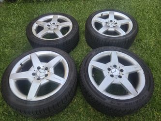 17" MERCEDES CLK SLK OEM WHEEL AND TIRES