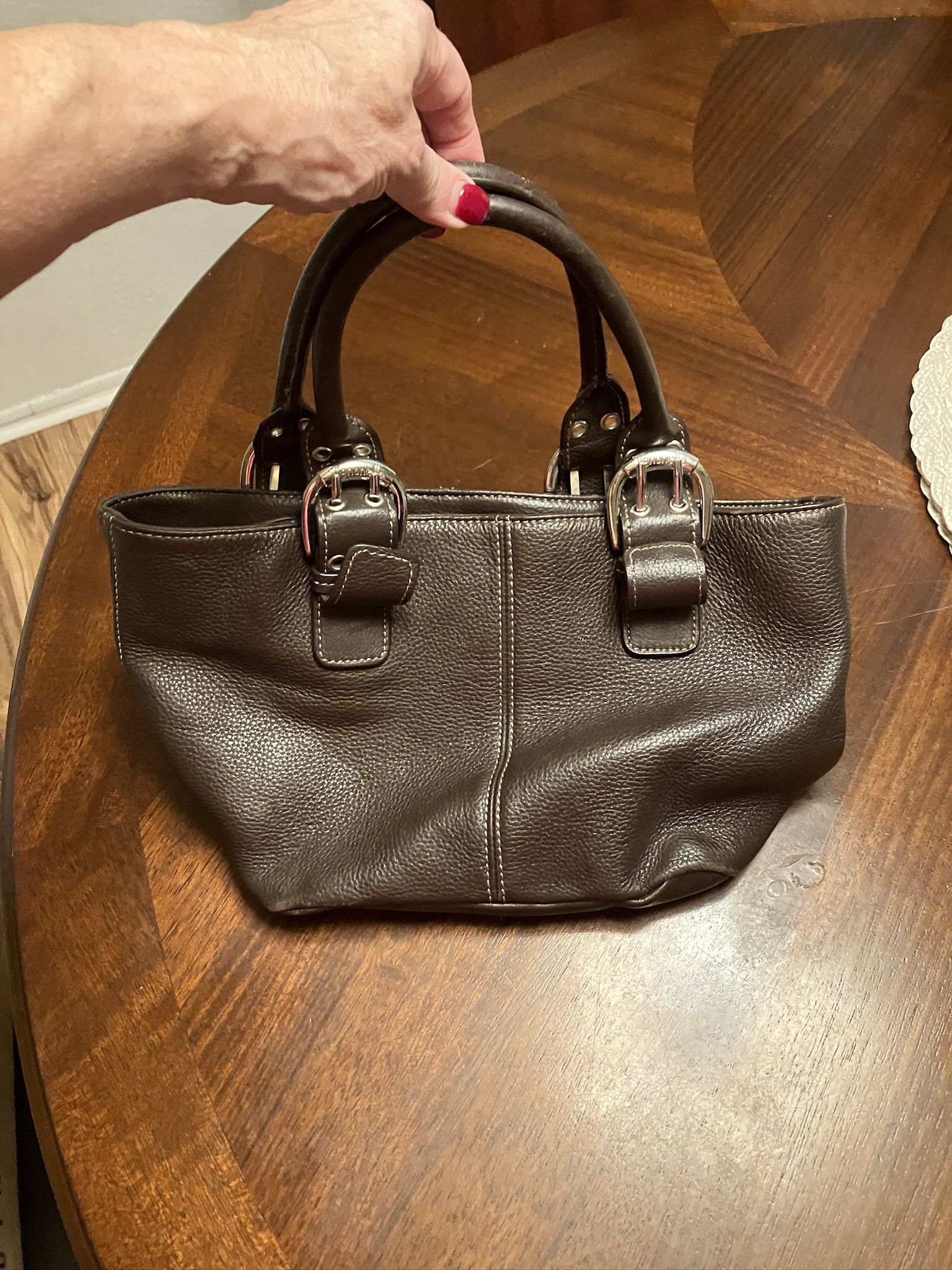 Ladies Purse Leather Tignanello Beautiful Like New