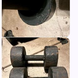 Pesas De 50 Libras Cada Una