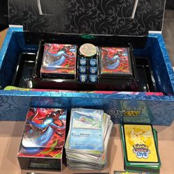 Pokemon Box With Accessories And Cards 