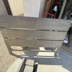 Grey Queen  Bed Frame 