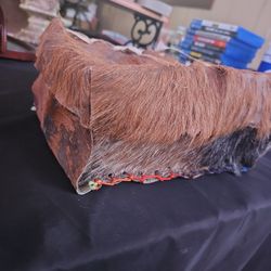 Handmade Goat Skin Ritual Medicine Box Native American
