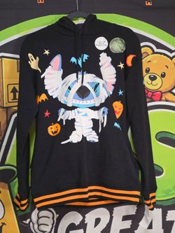 Halloween Stitch Glow-in-the-Dark Hoodie – Size XS
