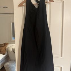 Black Pinup Halter Top Dress 