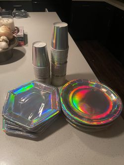 NEW Holographic Party Set