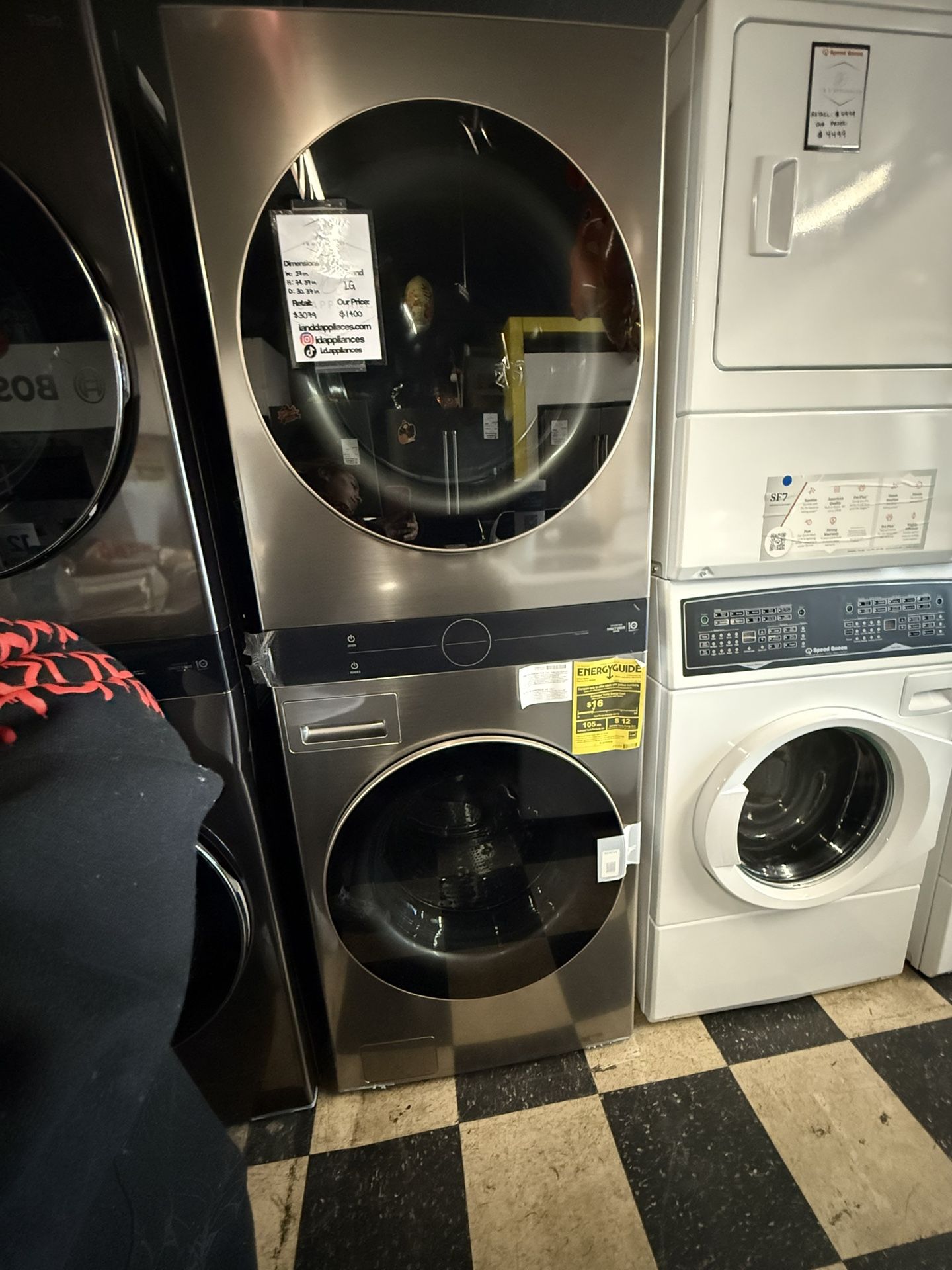 LG Washtower In Stainless Steel 🍁